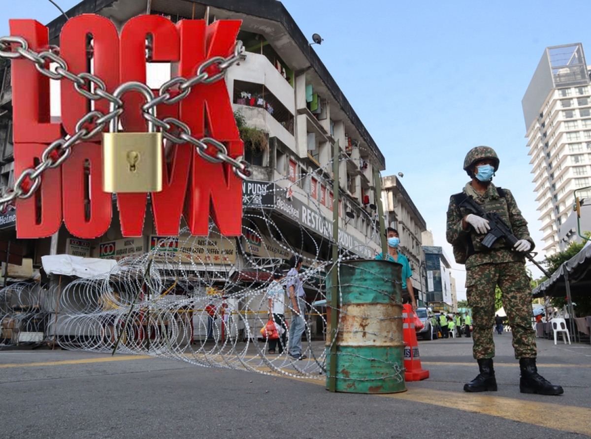 කොවිඩ් ආසාදිතයින් ඉහළ යාම නිසා මැලේසියාව Lockdown