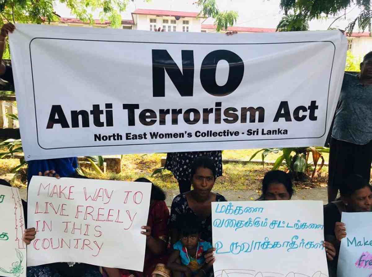 ප්‍රති-ත්‍රස්ත පනත ඔහොමම ඉවත් කරගත යුතුය පවතින පනතද ඉවත් හෝ සංශෝධනය කළ යුතුය