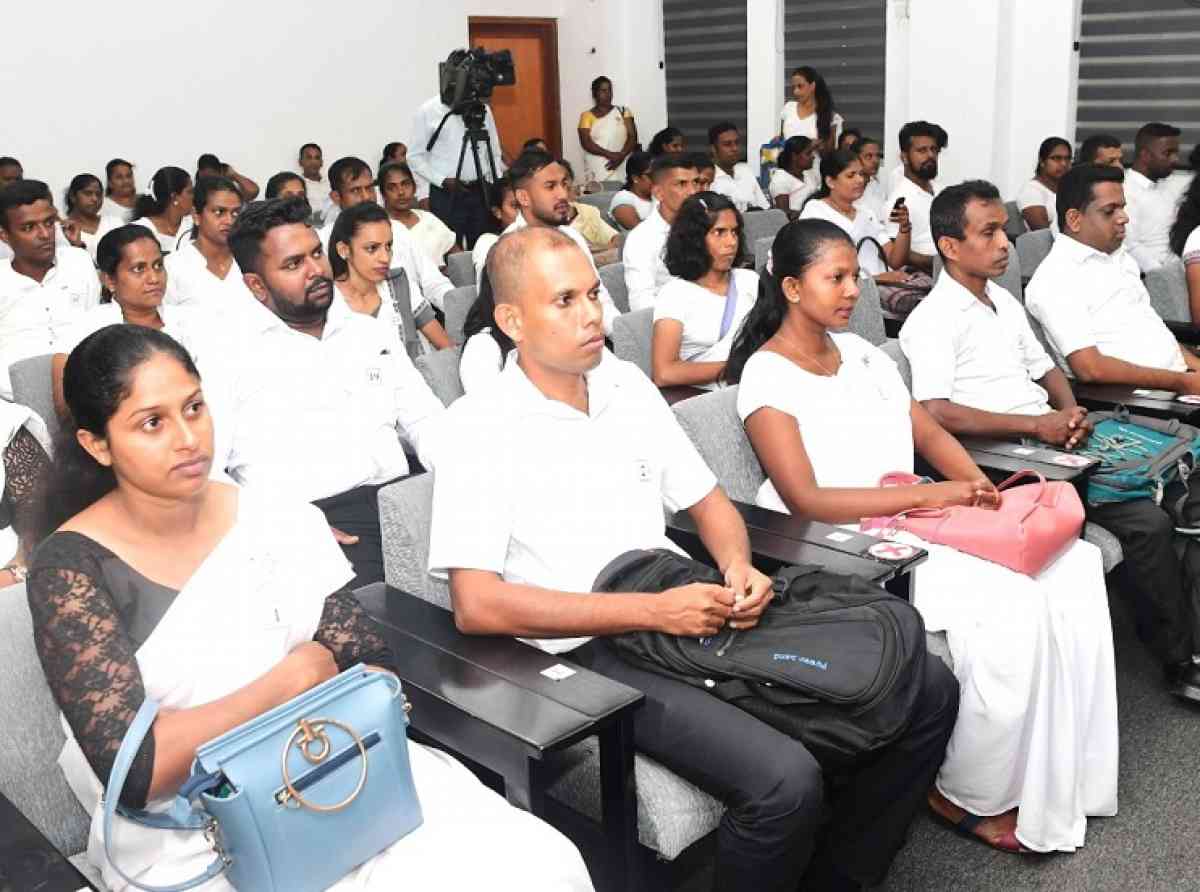 බහුකාර්ය සංවර්ධන සහායක පුහුණුලාභීන්ට සෞඛ්‍ය කාර්ය සහායක පත්වීම්